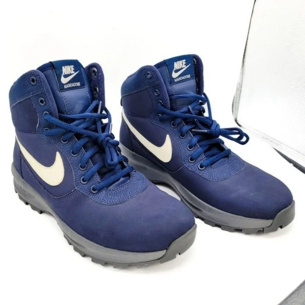 UNRELEASED ACG BOOT Nike Manoadome Mens Sz 9 Navy Sail Grey 844358 1 of1  DS !! - Picture 2 of 11